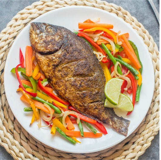 Fried fish platter